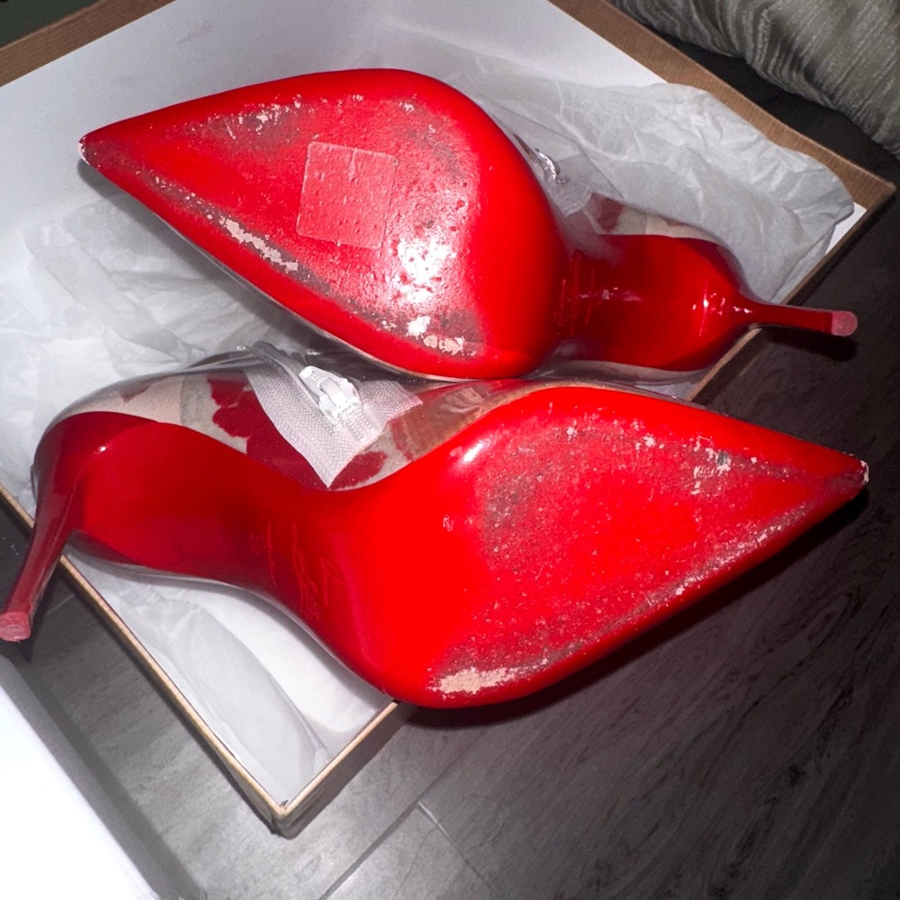 LAST CALL! ESTATE SALE, MOVING ABROAD! $1490 CHRISTIAN LOUBOUTIN BOOTIES - Picture 3 of 5